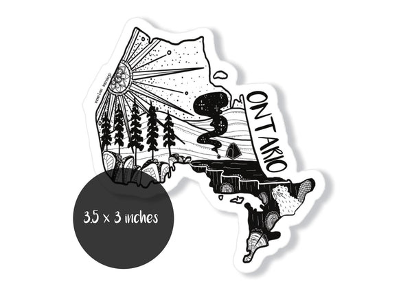 Ontario Sticker - Mountain Mornings - Sticker