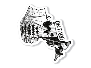 Ontario Sticker - Mountain Mornings - Sticker