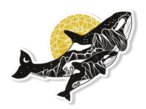 Orca Baby Sticker - Mountain Mornings - Sticker