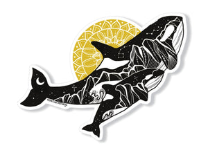 Orca Baby Sticker - Mountain Mornings - Sticker