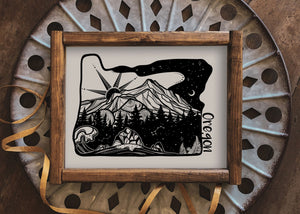 Oregon Print - Mountain Mornings - Prints