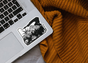 Oregon Sticker - Mountain Mornings - Sticker