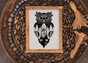 Owl Print - Mountain Mornings - Prints