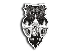 Owl Sticker - Mountain Mornings - Sticker