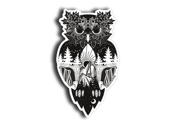 Owl Sticker - Mountain Mornings - Sticker