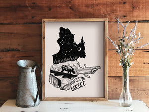 Quebec Print - Mountain Mornings - Prints