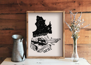 Quebec Print - Mountain Mornings - Prints