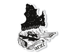 Quebec Sticker - Mountain Mornings - Sticker