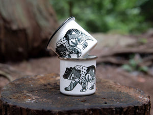 Roaming Bear, Camping Mug - Mountain Mornings - Camping Mug
