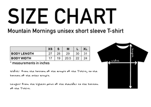 Roaming Bear Unisex Tee, Indigo Blue - Mountain Mornings - T-Shirt