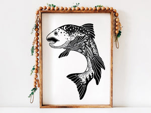 Salmon Print - Mountain Mornings - Prints