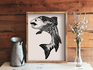 Salmon Print - Mountain Mornings - Prints