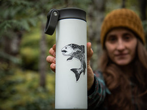 Salmon Sticker - Mountain Mornings - Sticker