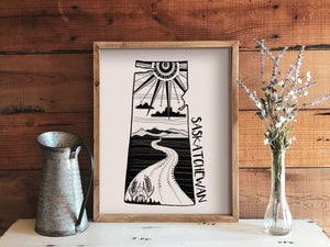 Saskatchewan Print - Mountain Mornings - Prints