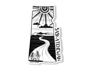 Saskatchewan Sticker - Mountain Mornings - Sticker