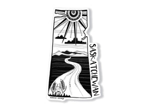 Saskatchewan Sticker - Mountain Mornings - Sticker