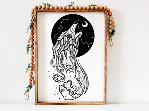 Sea Wolf Print - Mountain Mornings - Prints