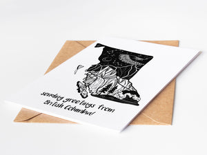 Sending Greetings from British Columbia, Greeting Card - Mountain Mornings - greeting card