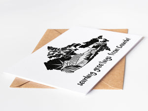 Sending Greetings from Canada, Greeting Card - Mountain Mornings - Greeting Card