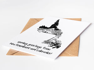 Sending Greetings from Newfoundland, Greeting Card - Mountain Mornings - Greeting Card