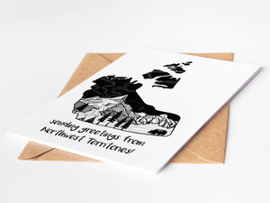 Sending Greetings from Northwest Territories, Greeting Card - Mountain Mornings - Greeting Card