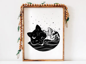 Sleeping Fox Print - Mountain Mornings - Prints