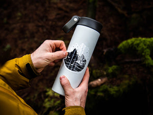 Sleeping Fox Sticker - Mountain Mornings - Sticker