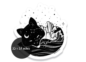 Sleeping Fox Sticker - Mountain Mornings - Sticker