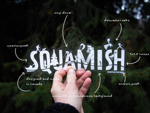 Squamish Car Decal - Mountain Mornings - Decal