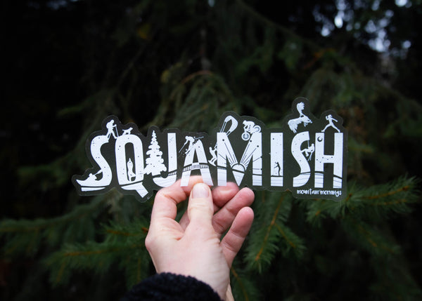 Squamish Car Decal - Mountain Mornings - Decal