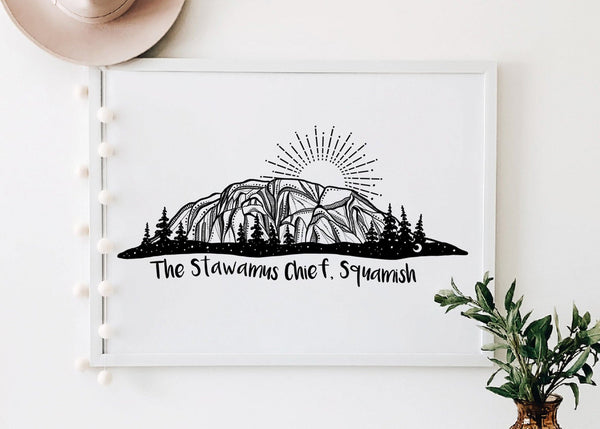 Stawamus Chief Print - Mountain Mornings - Prints