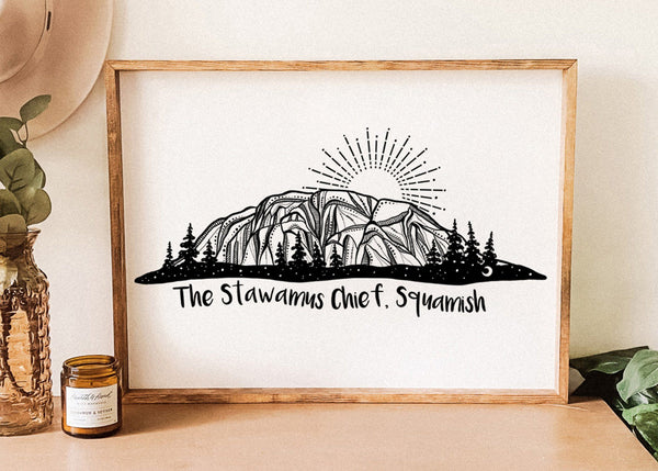 Stawamus Chief Print - Mountain Mornings - Prints
