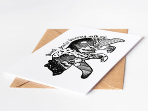 Thank you for Bearing with me, Greeting Card - Mountain Mornings - Greeting Card