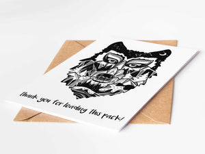 Thank You for Leading This Pack, Greeting Card - Mountain Mornings - Greeting Card