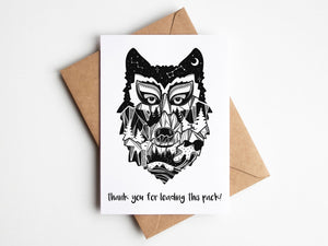 Thank You for Leading This Pack, Greeting Card - Mountain Mornings - Greeting Card
