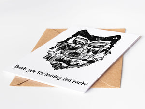 Thank You for Leading This Pack, Greeting Card - Mountain Mornings - Greeting Card