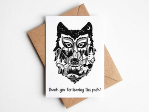 Thank You for Leading This Pack, Greeting Card - Mountain Mornings - Greeting Card