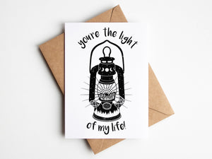 The Light of my Life, Greeting Card - Mountain Mornings - Greeting Card