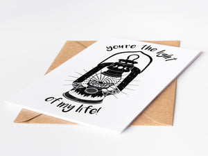 The Light of my Life, Greeting Card - Mountain Mornings - Greeting Card