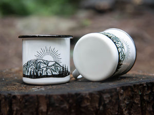 The Stawamus Chief, Camping Mug - Mountain Mornings - Camping Mug