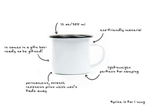 The Stawamus Chief, Camping Mug featuring eco-friendly material and lightweight design, perfect for camping and outdoor adventures.