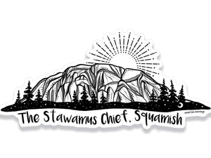 The Stawamus Chief Sticker - Mountain Mornings - Sticker