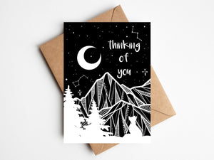Thinking of You; Greeting Card - Mountain Mornings - Greeting Card