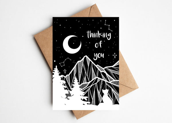 Thinking of You; Greeting Card - Mountain Mornings - Greeting Card