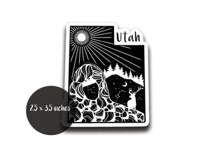 Utah Sticker - Mountain Mornings - Sticker