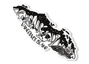 Vancouver Island Sticker - Mountain Mornings - Sticker
