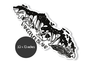 Vancouver Island Sticker - Mountain Mornings - Sticker