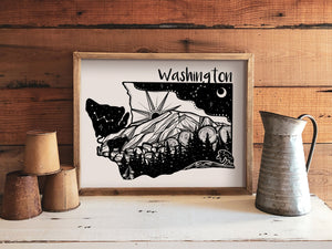 Washington Print - Mountain Mornings - Prints