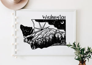 Washington Print - Mountain Mornings - Prints