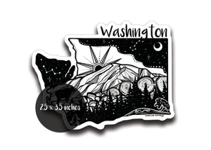 Washington Sticker - Mountain Mornings - Sticker